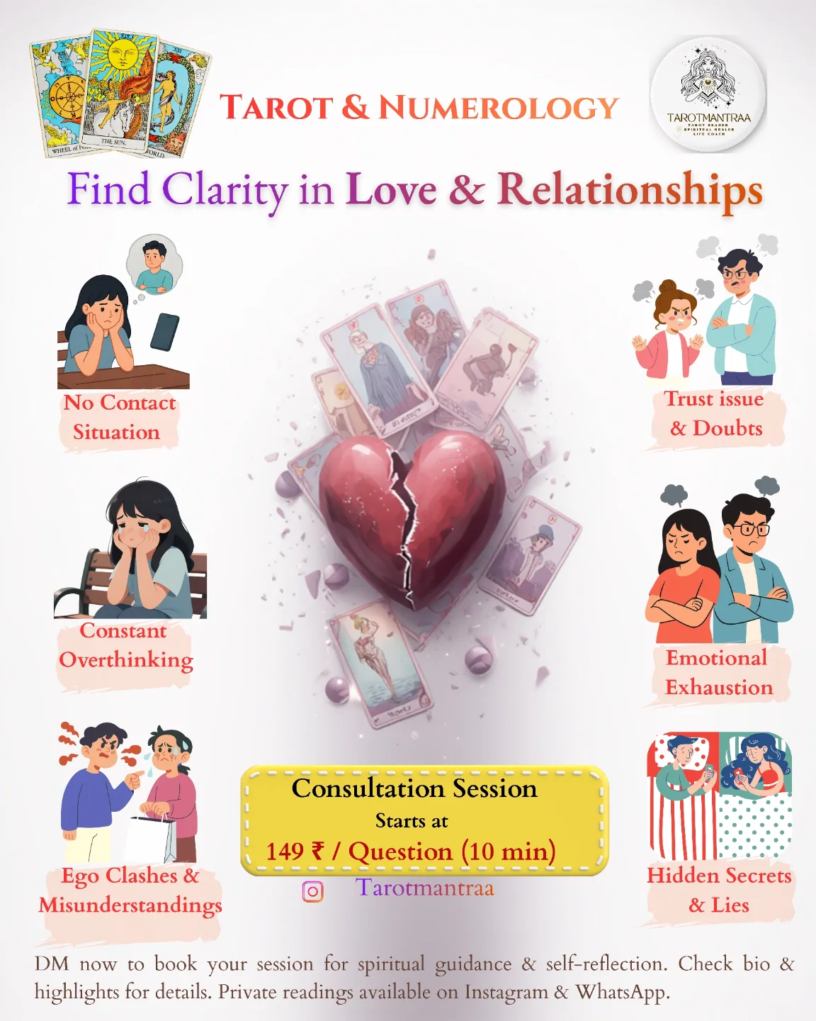 tarotmantraa Facebook ad: Feeling stuck in your Love life or Relationship?