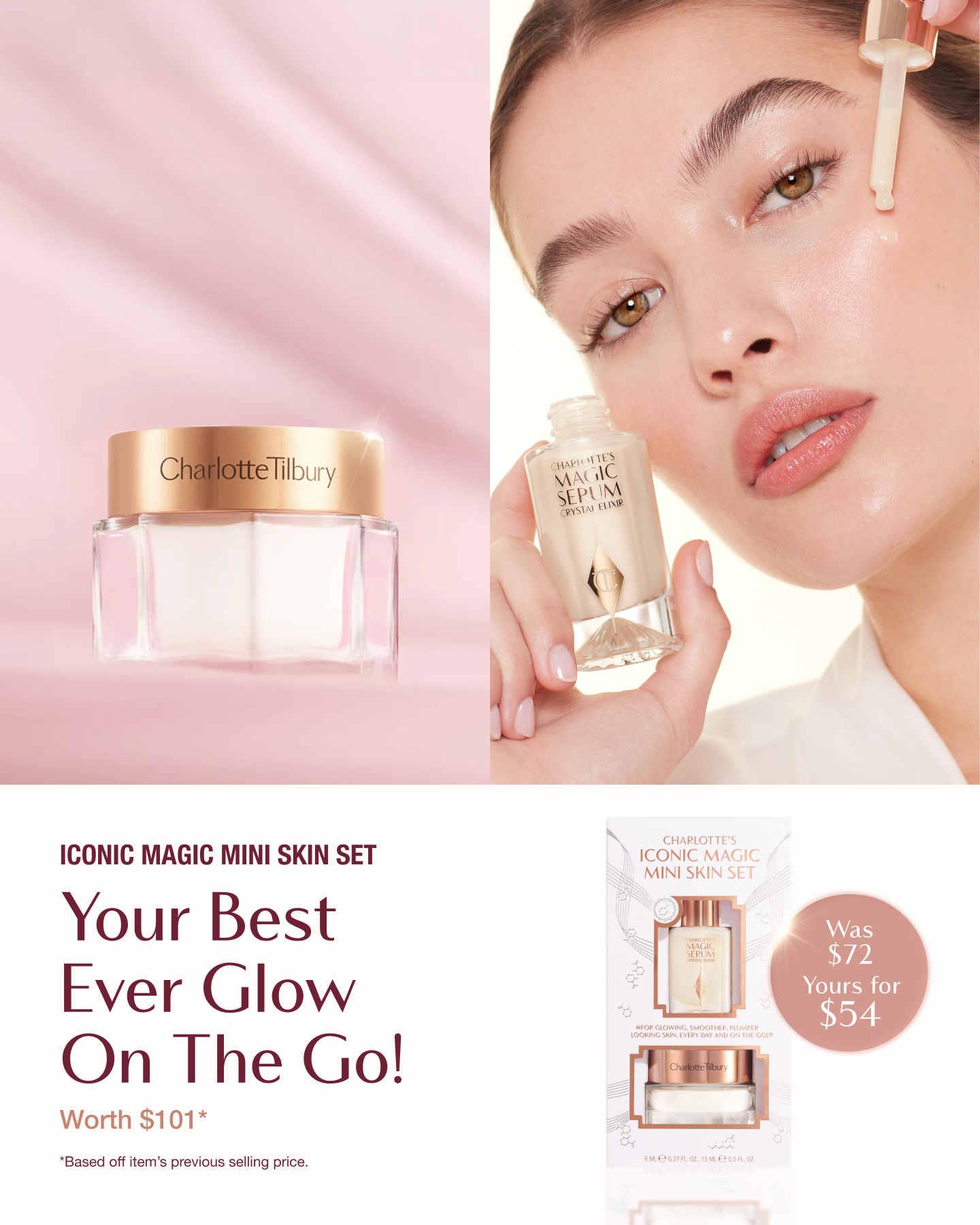 Charlotte Tilbury Skincare Facebook ad