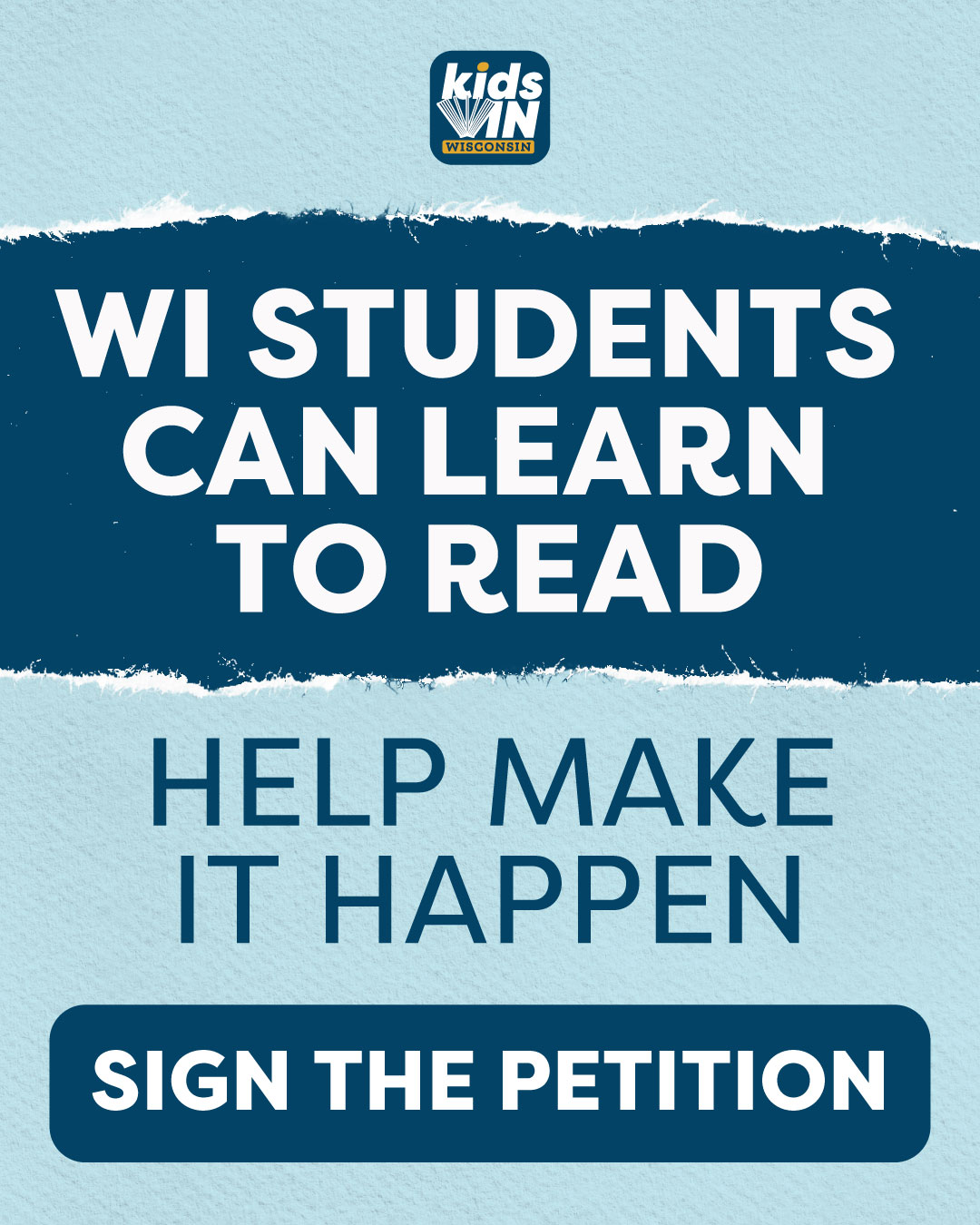 Kids Win Wisconsin Facebook ad: End WI’s Literacy Crisis