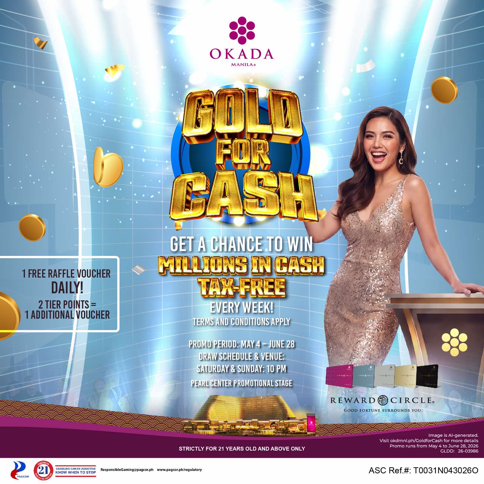 Okada Manila Facebook ad