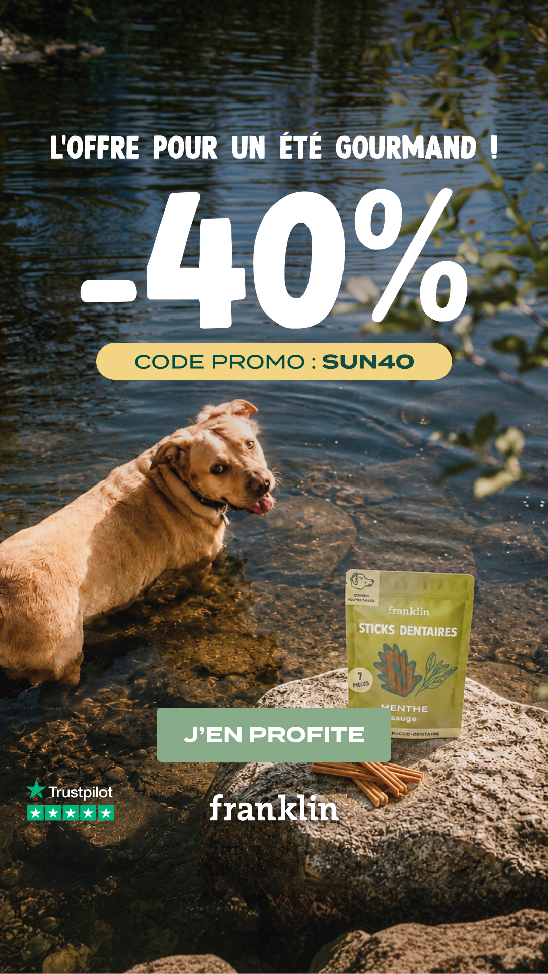 Franklin Pet Food Facebook ad