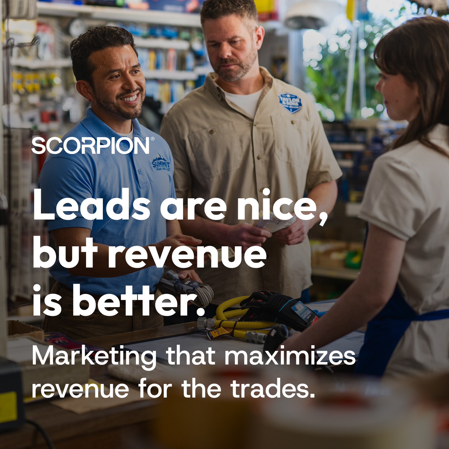 Scorpion Home Services Facebook ad