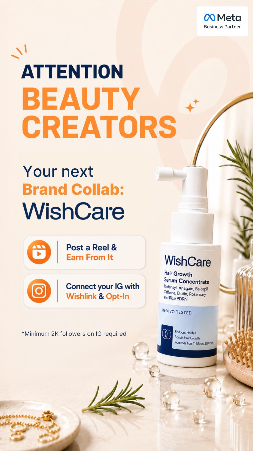 Wishlink Connect Facebook ad