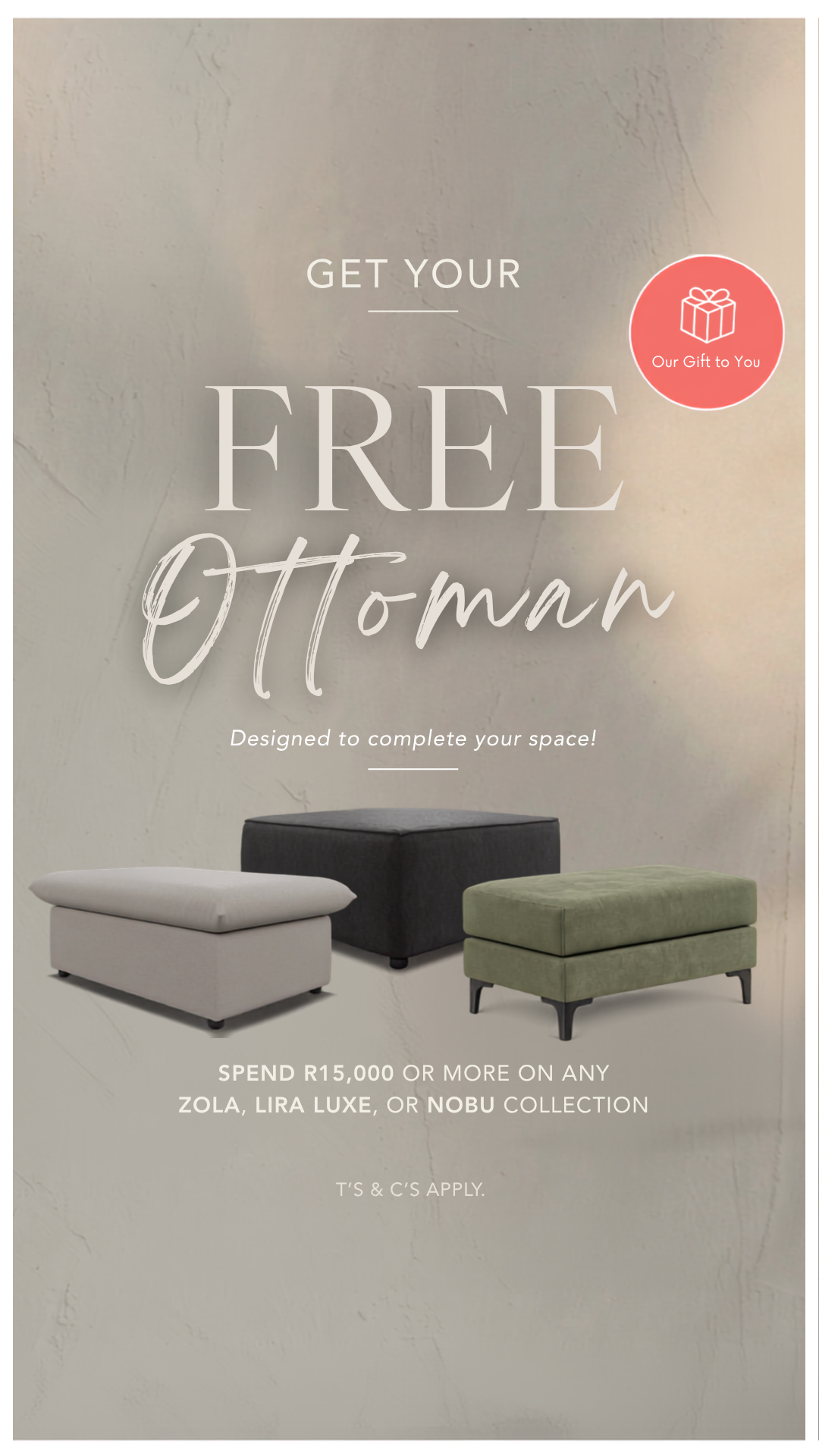 Zorora Sofas Facebook ad
