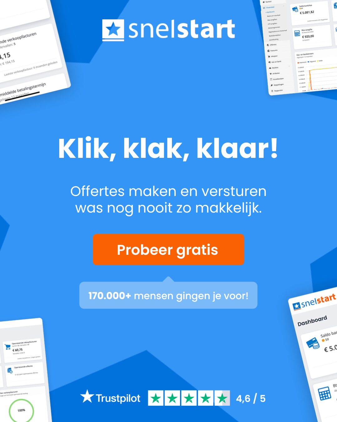 SnelStart Facebook ad