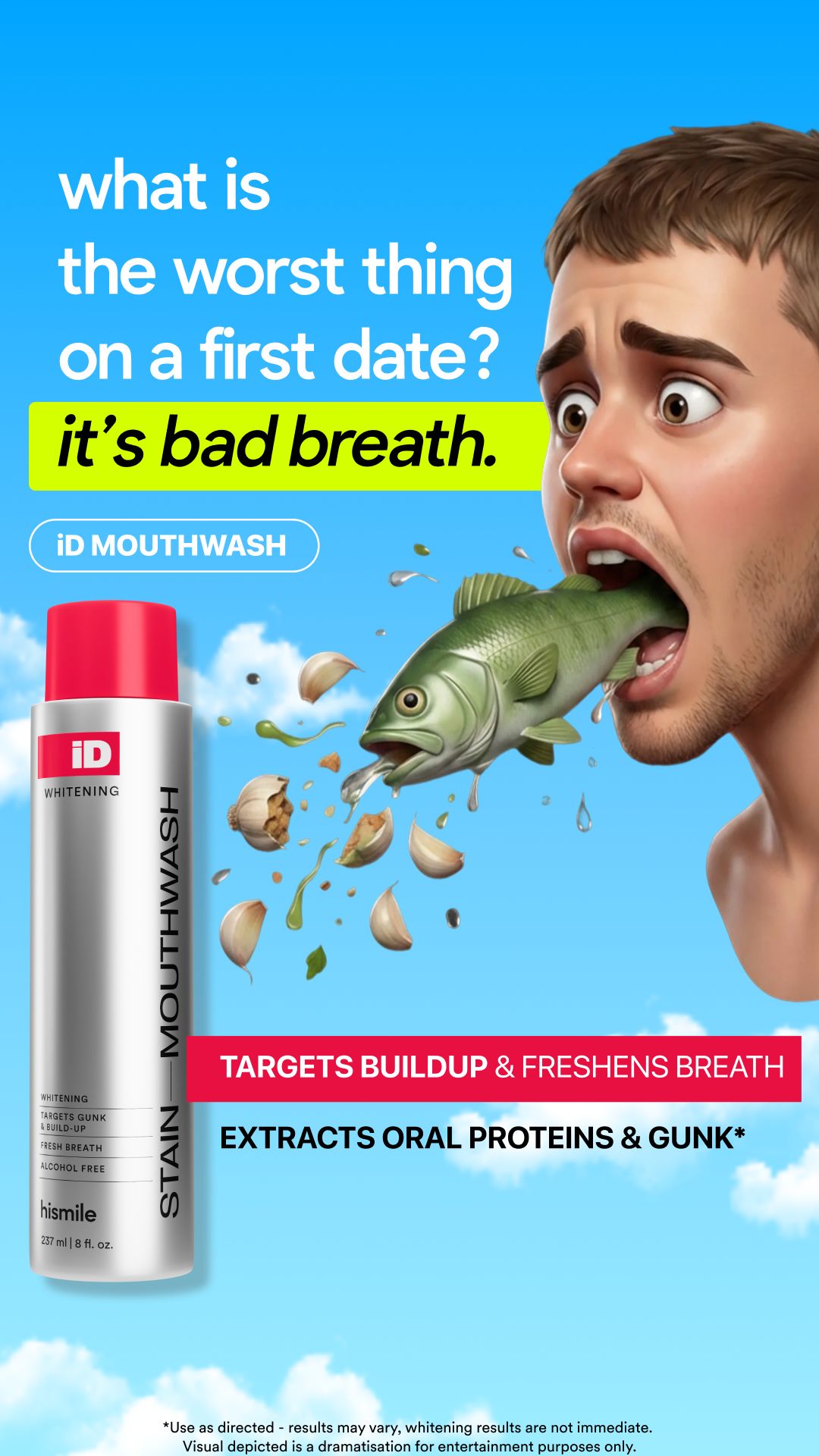 Hismile Facebook ad