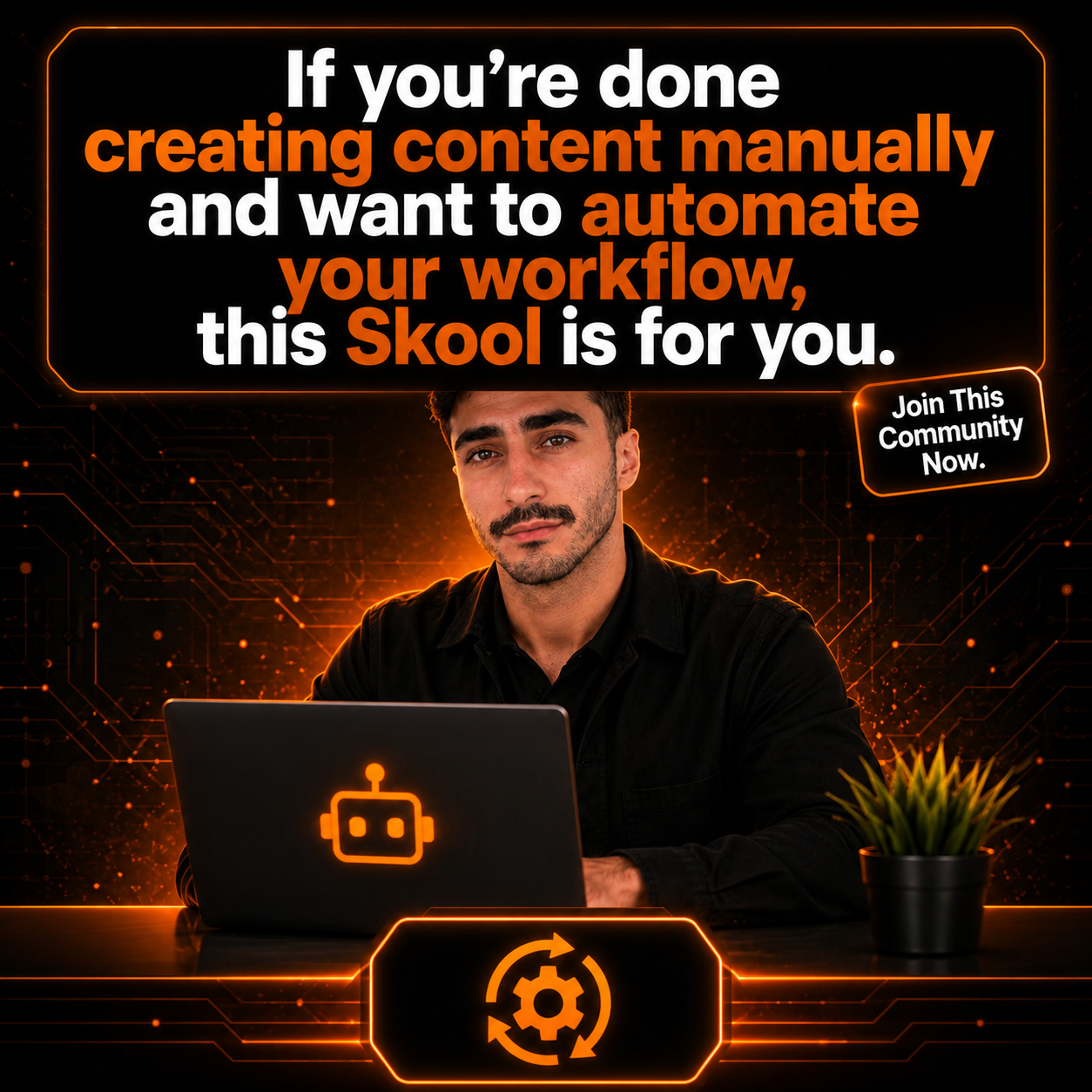 Skool Facebook ad