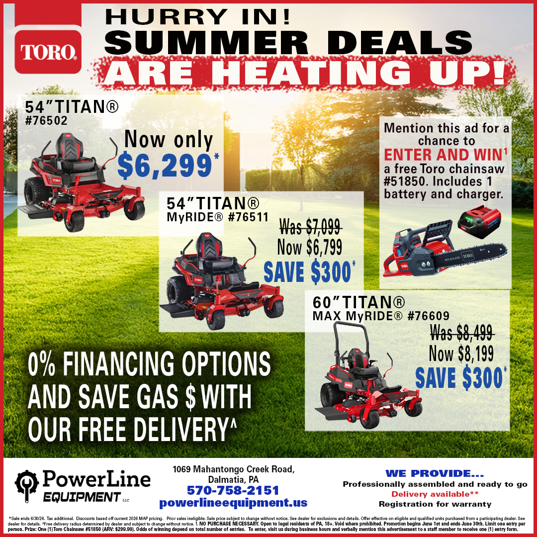 Powerline Equipment Facebook ad from May 29, 2026