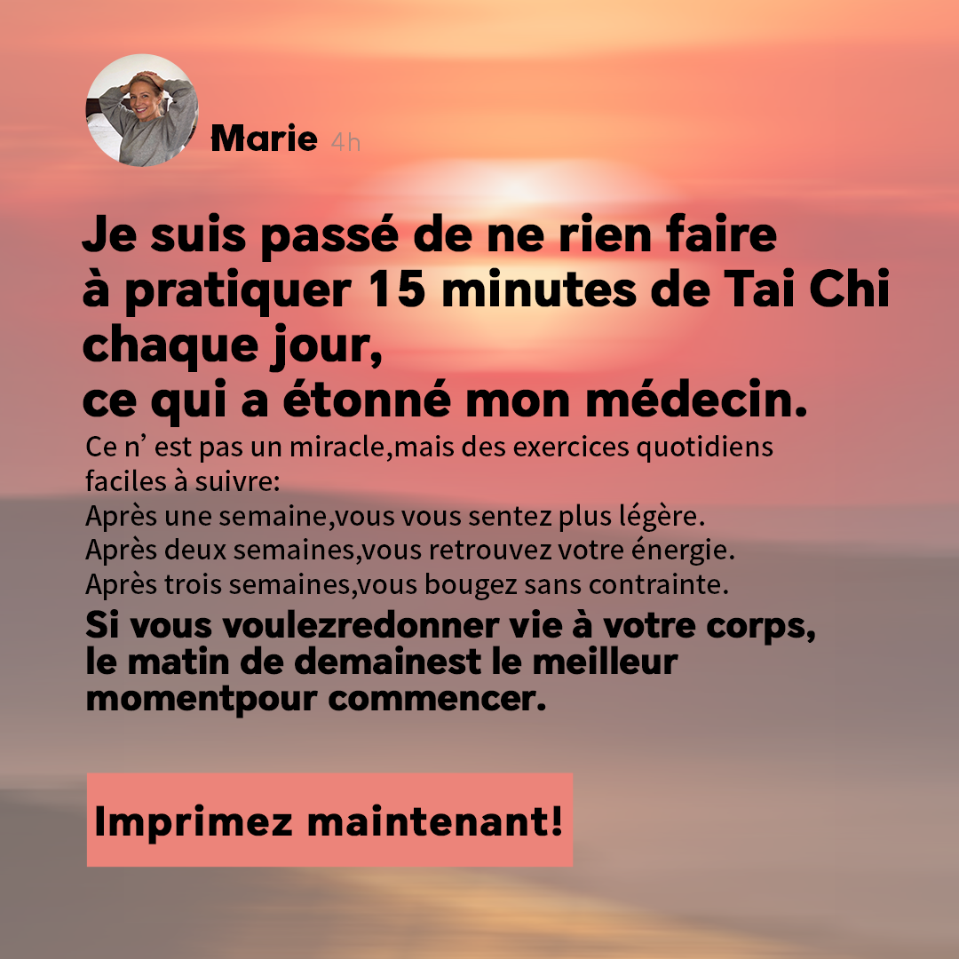 TaiChi Workout Facebook ad: Commencez votre aventure tai-chi!