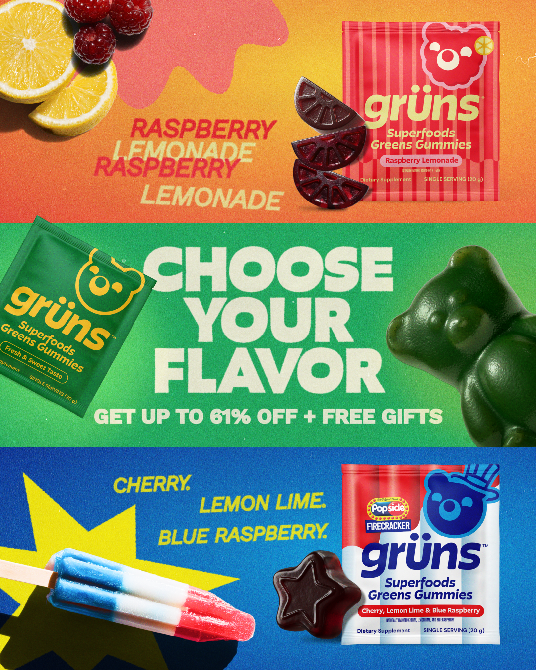 Grüns Facebook ad