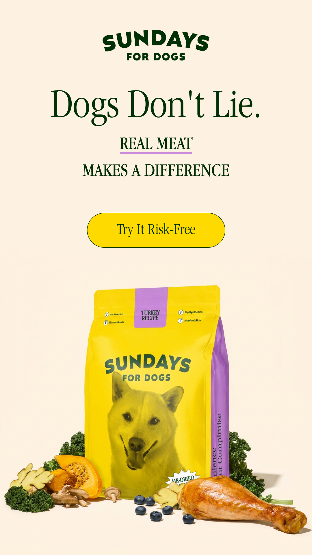 Sundays Facebook ad