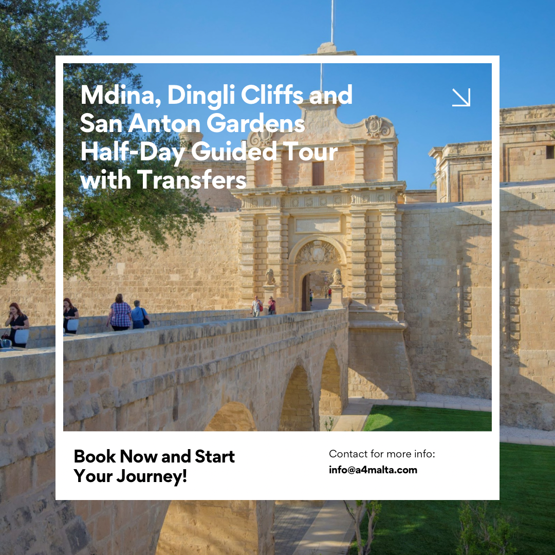 A4 Malta DMC Limited Facebook ad: Crystal waters, ancient streets, and island charm, Malta…