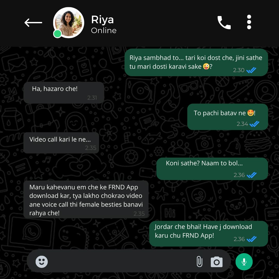 FRND App Facebook ad