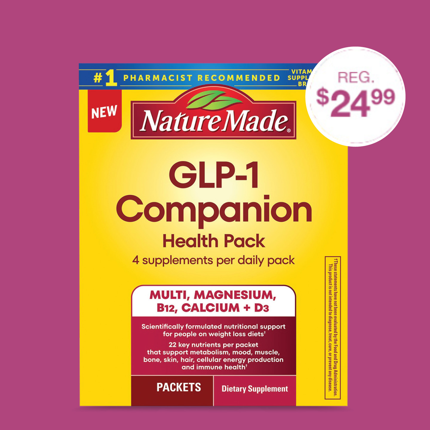 Kinney Drugs Facebook ad: Support your wellness journey with our GLP-1 Vitamins…