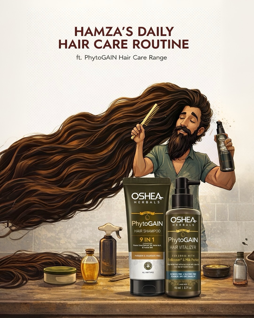 Oshea Herbals Facebook ad