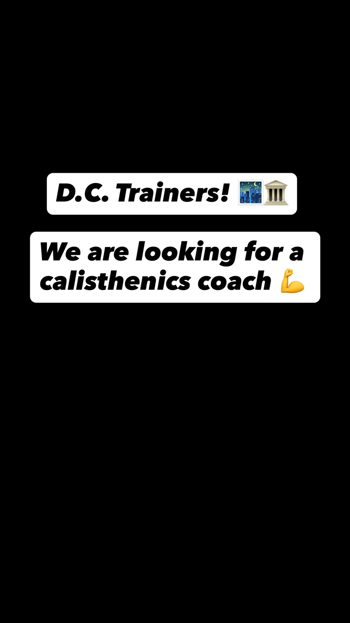 Capră - Bodyweight Training Facebook ad: D.C. Trainers!