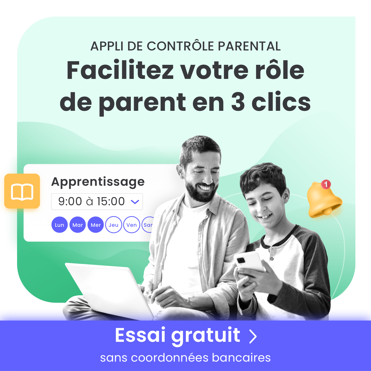 Qustodio Facebook ad