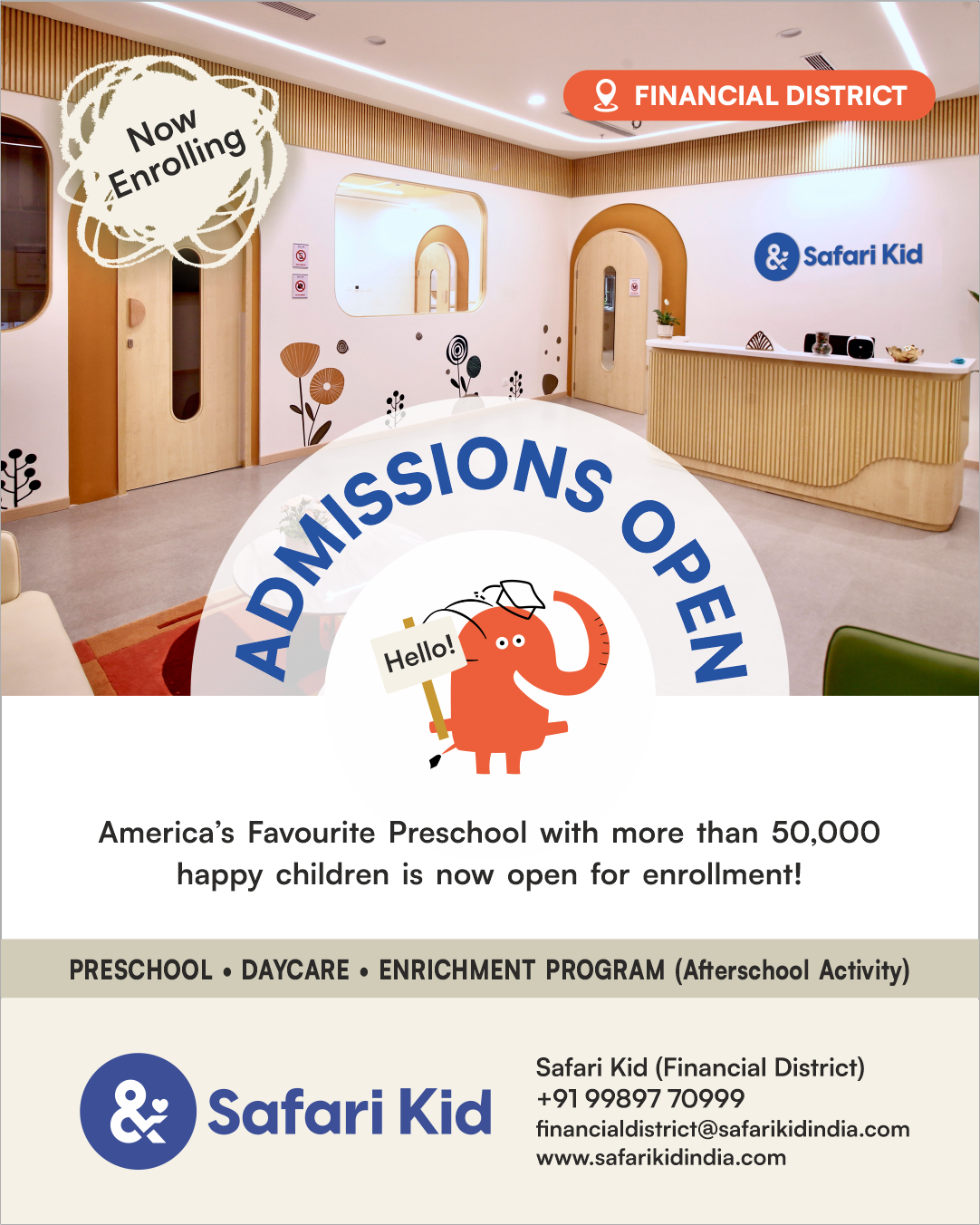 Safari Kid India Facebook ad