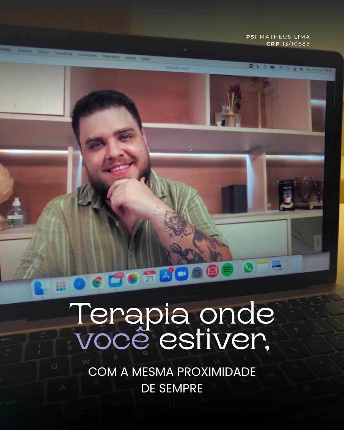 Psicólogo Matheus Lima Facebook ad: A distância não é uma barreira para o…