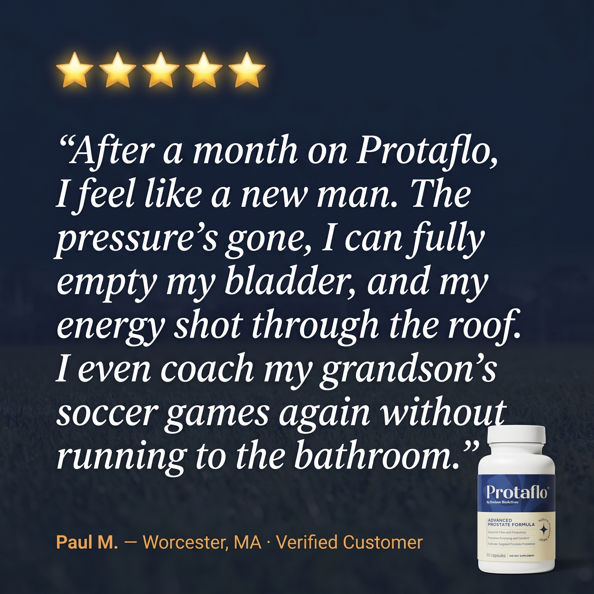 Protaflo Facebook ad