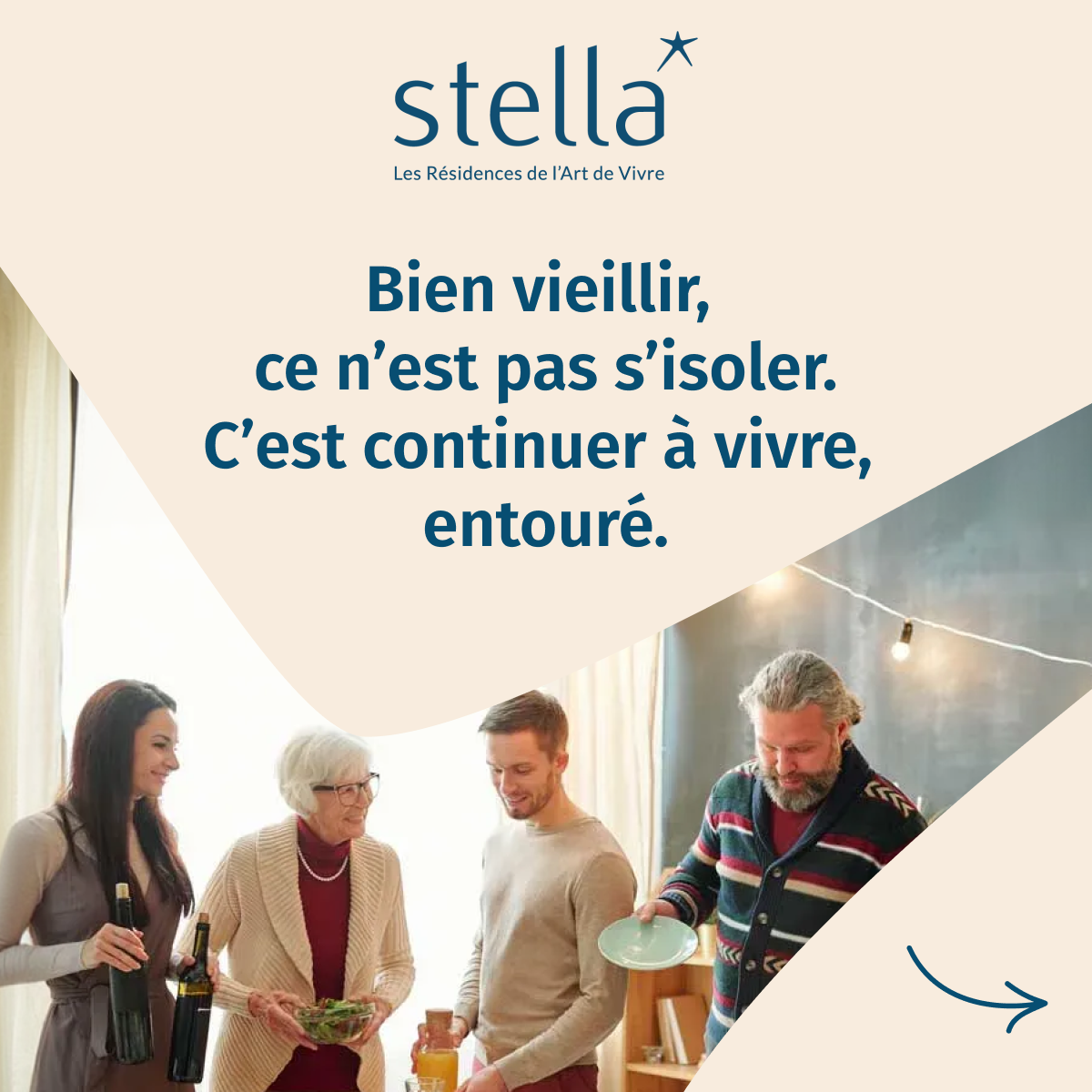 Stella Résidences Seniors Facebook ad