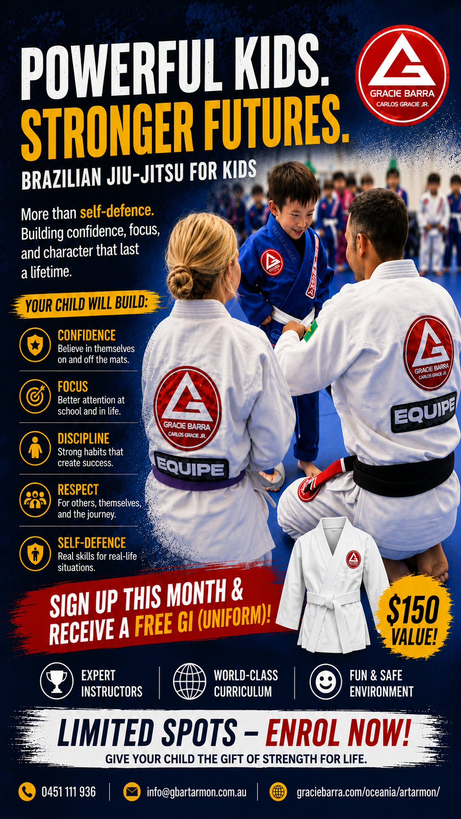 Gracie Barra Artarmon Facebook ad