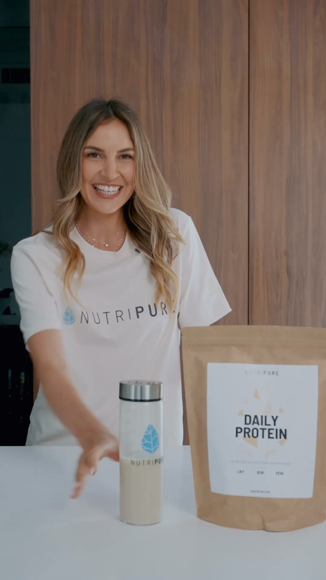 Nutripure Facebook ad: Nouveau: La Protéine du Quotidien accessible à Tous!