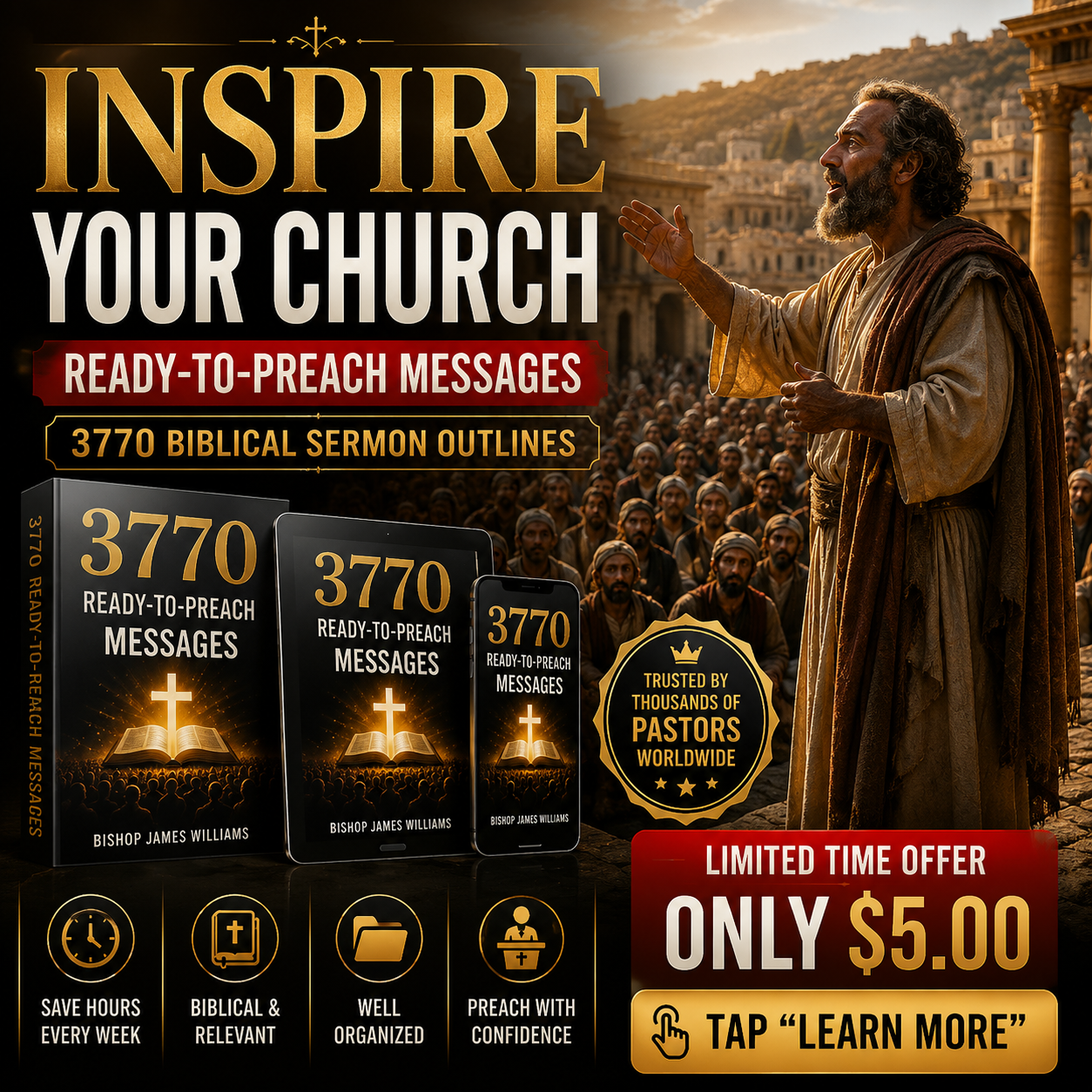 Reginaldo Manzotti Facebook ad: 3,770 READY-TO-PREACH SERMON OUTLINES