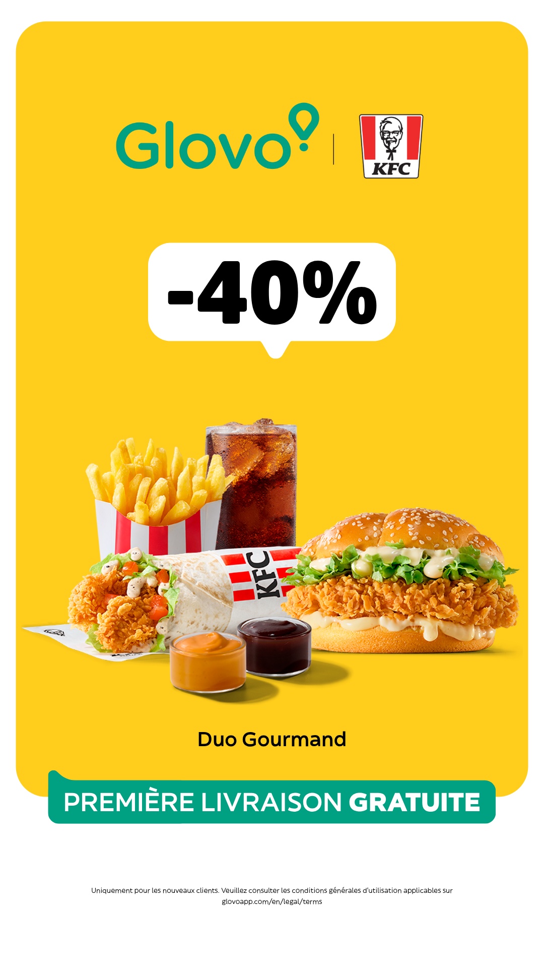 Glovo Facebook ad
