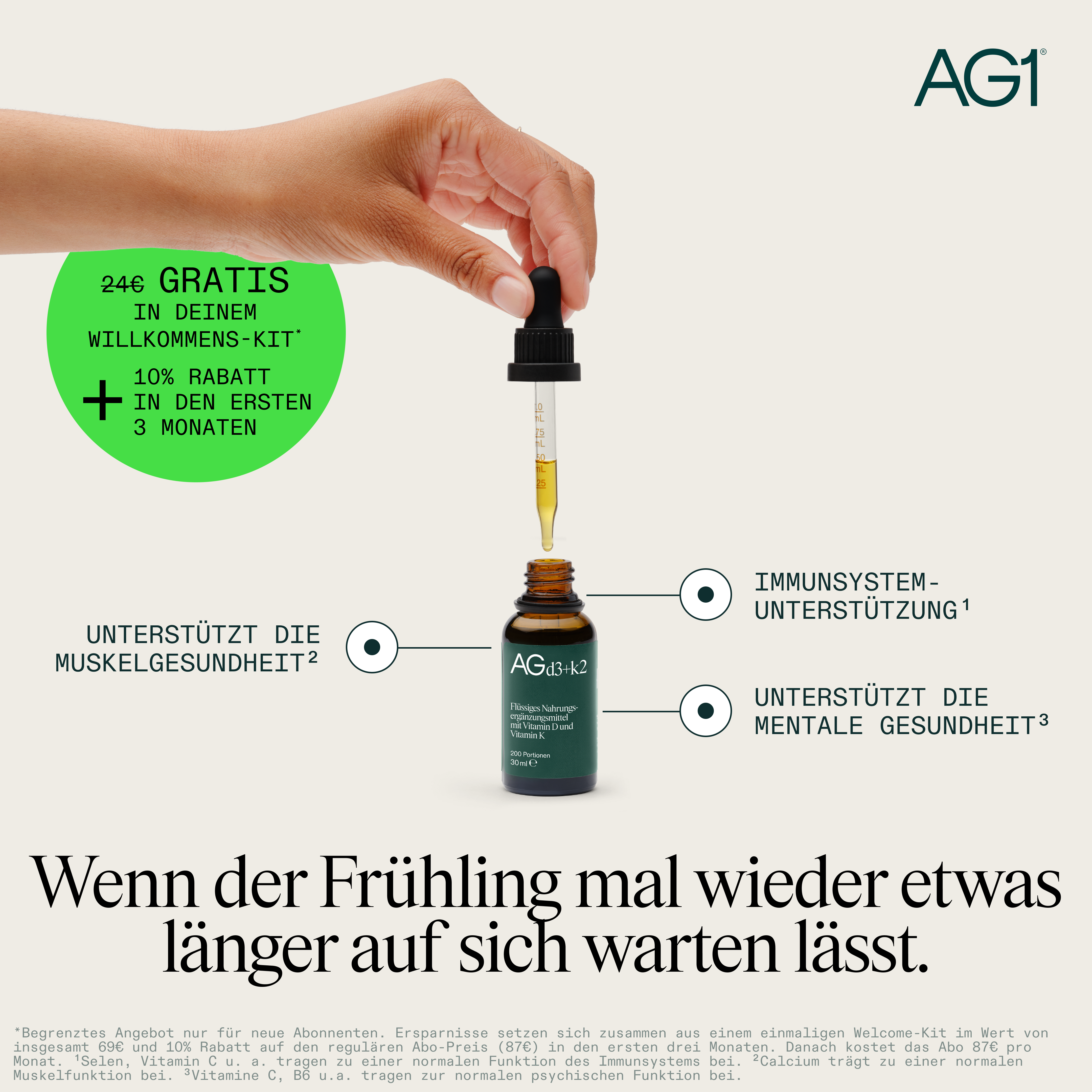 AG1 Deutschland Facebook ad
