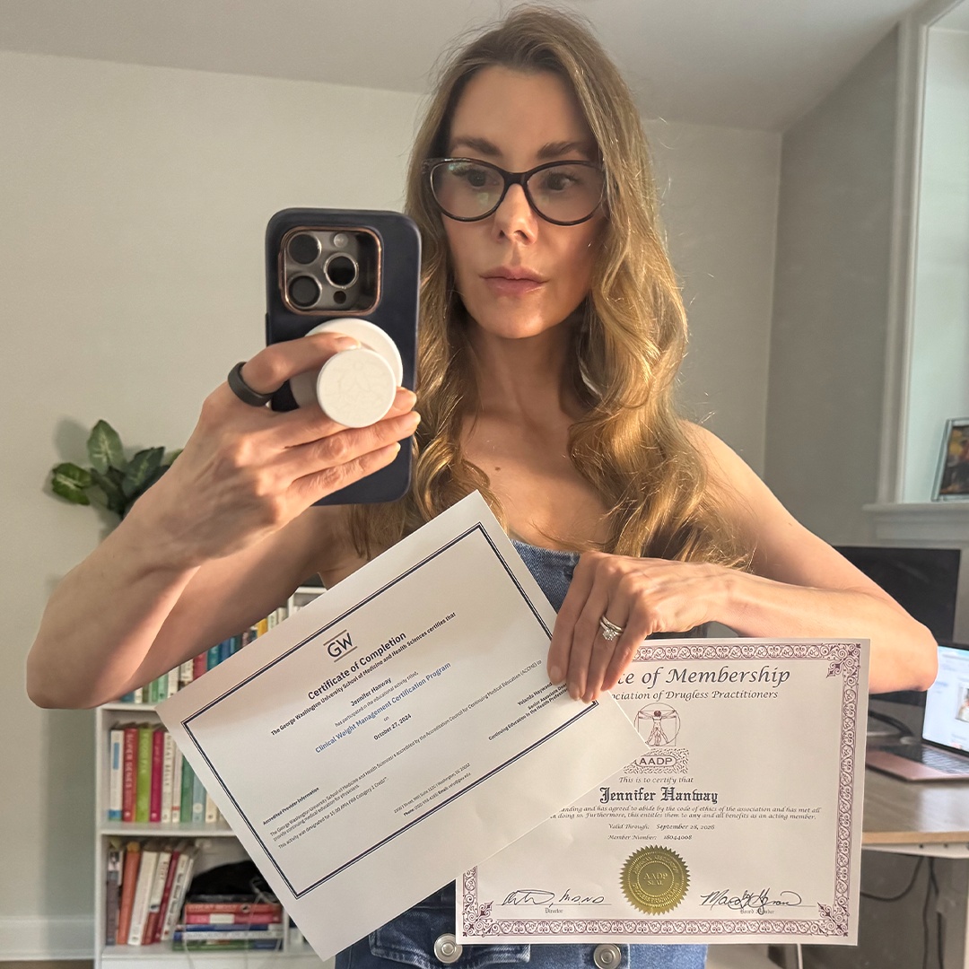 Jennifer Hanway Facebook ad: Don't quit the shot over your hair
