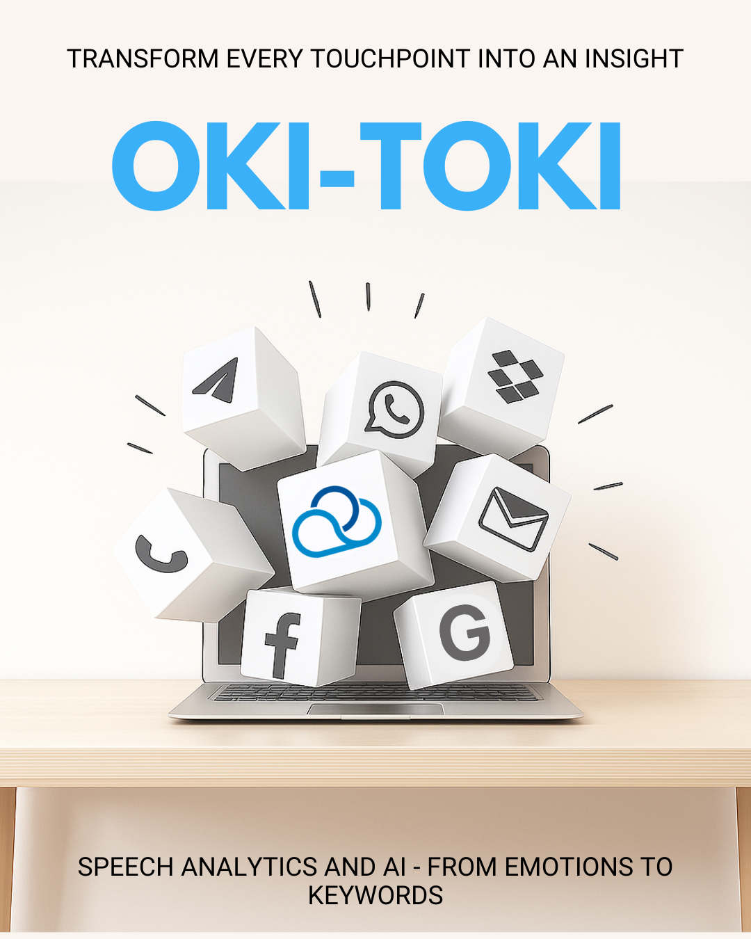 Oki-Toki: call-center in a cloud Facebook ad from Dec 17, 2025