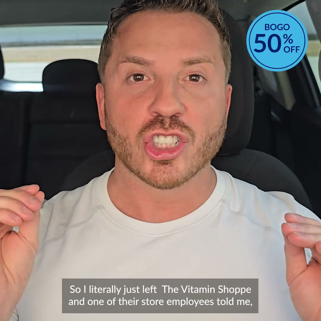 The Vitamin Shoppe Facebook ad: BOGO 50% off Jocko Fuel Molk