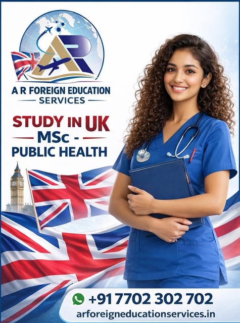 AR Foreign Education Services Facebook ad: MSc Public Health in the UK, Eligibility Criteria