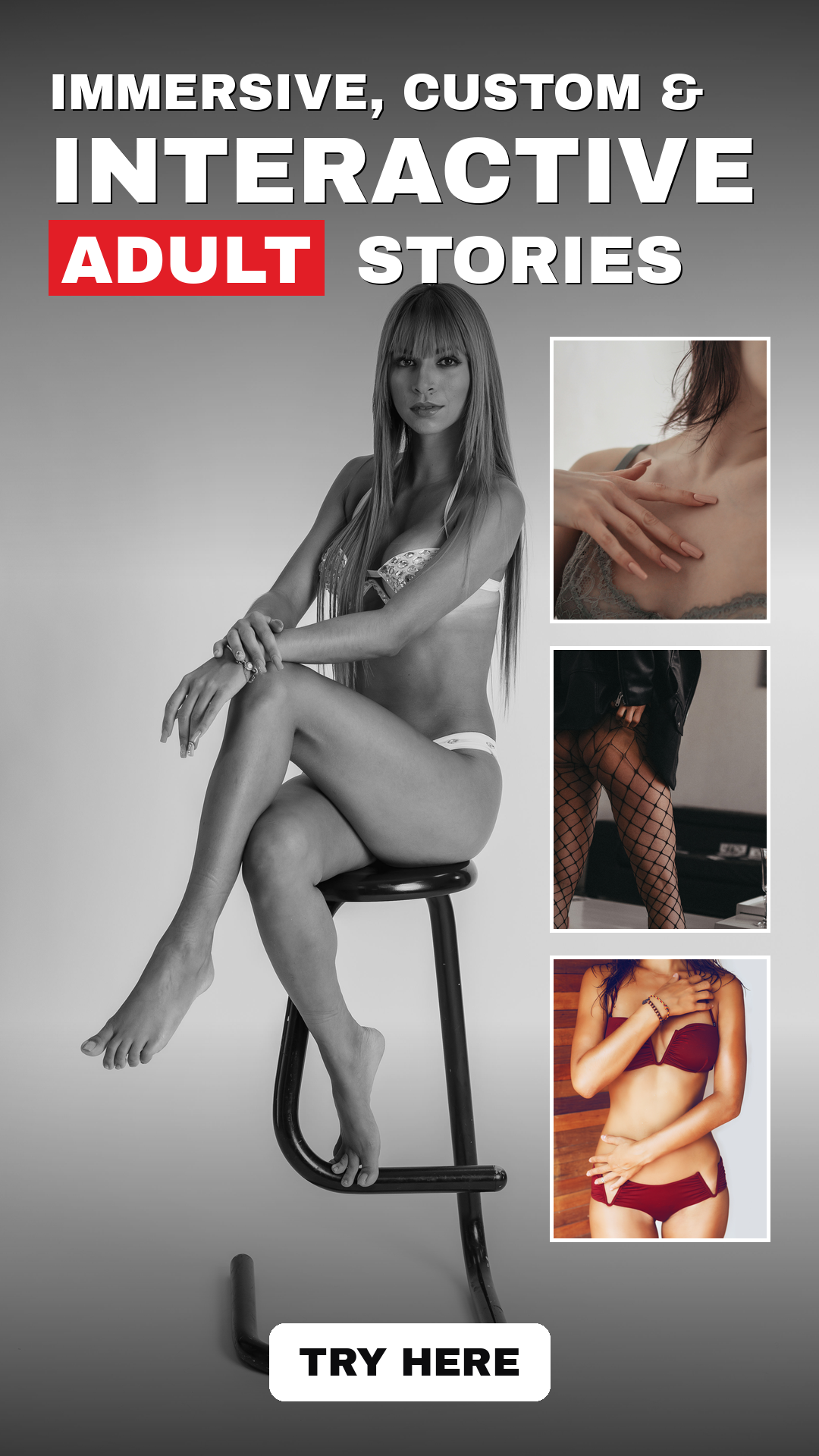Stuff So Sweet Facebook ad: Interactive Adult Stories