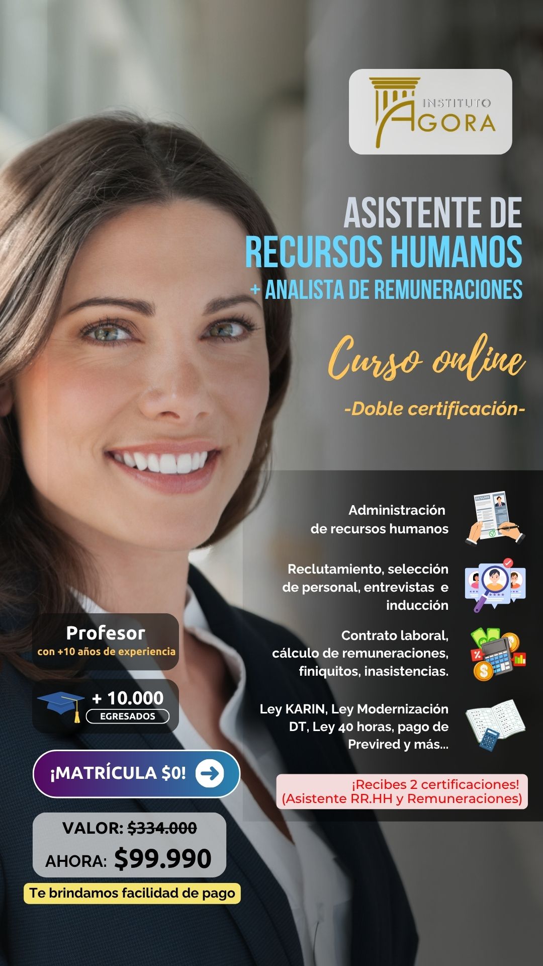 Ágora Educa - Instituto de Capacitación Facebook ad
