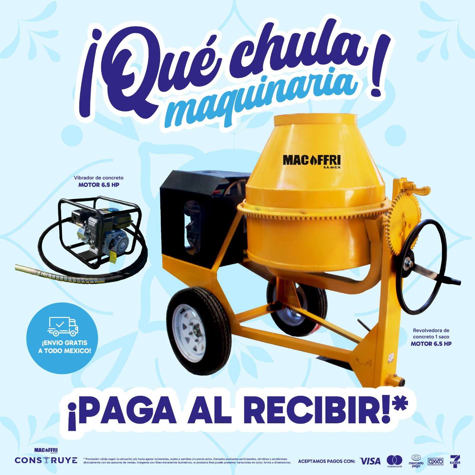 Macoffri Construye Facebook ad: ¡Paga al recibir!