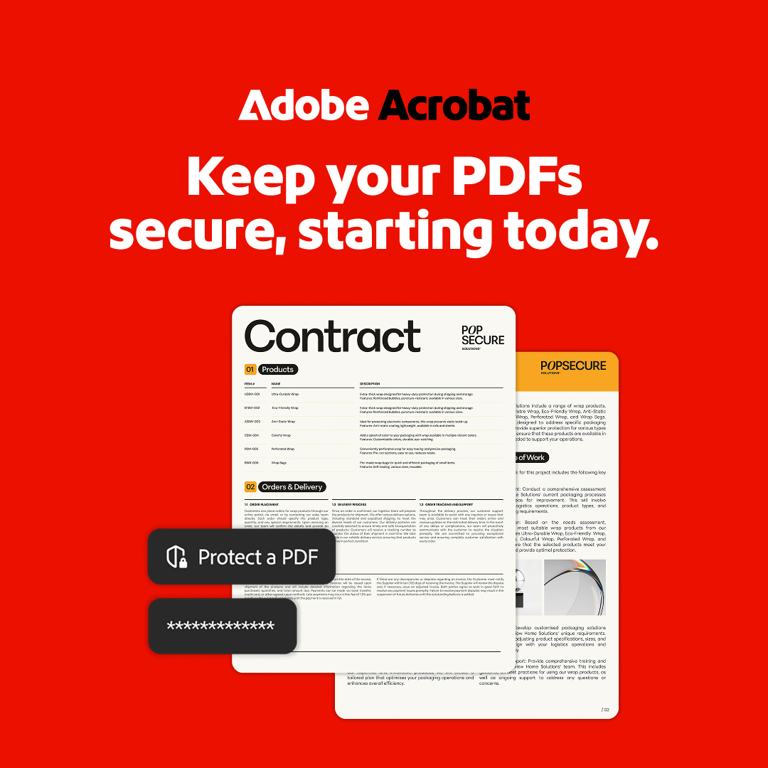 Adobe Acrobat Facebook ad