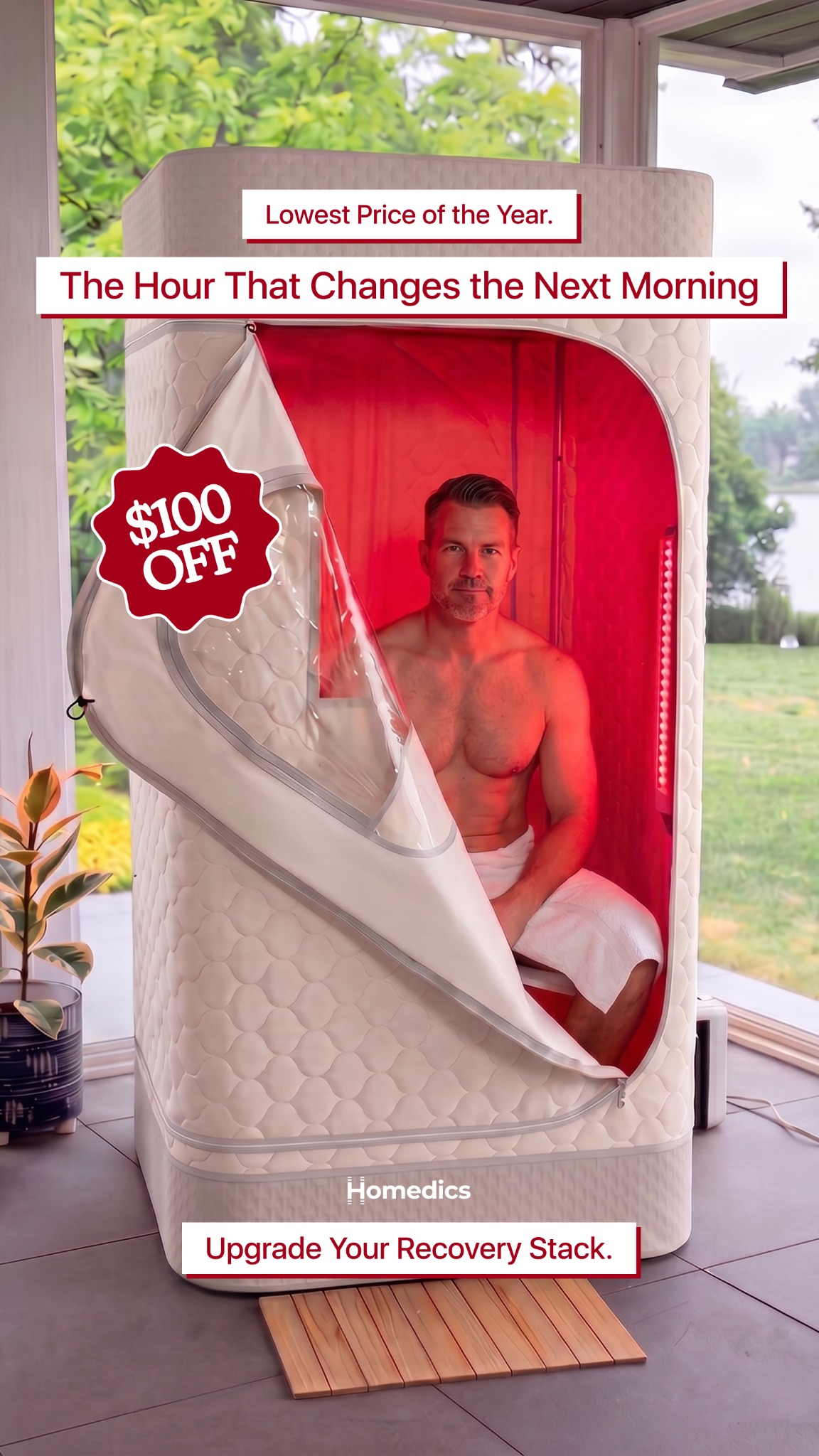 Homedics Facebook ad