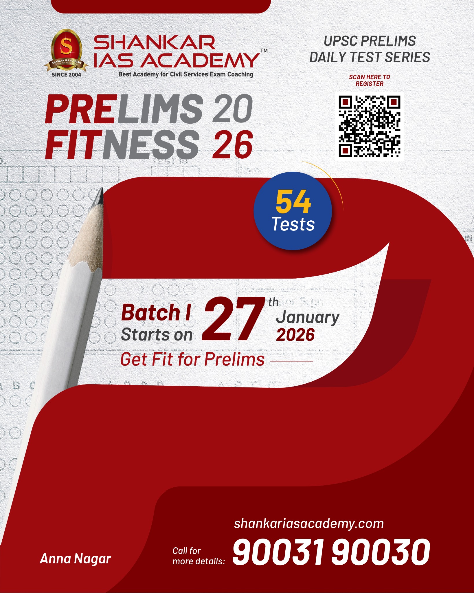 Shankar IAS Academy Facebook ad