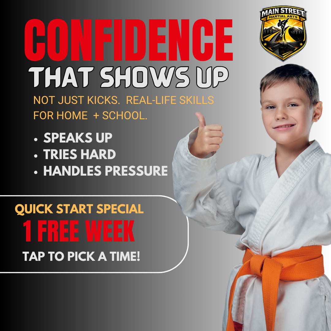 Main Street Martial Arts Facebook ad