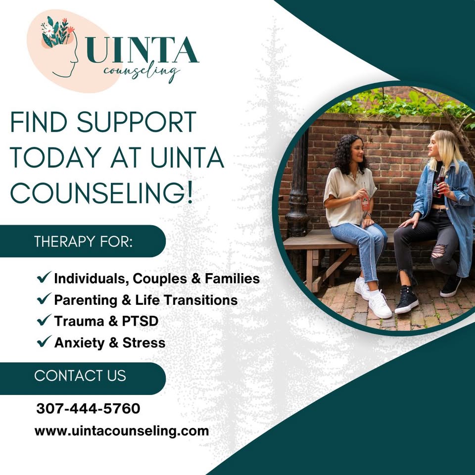 Uinta Counseling Facebook ad: If your brain won't shut off.