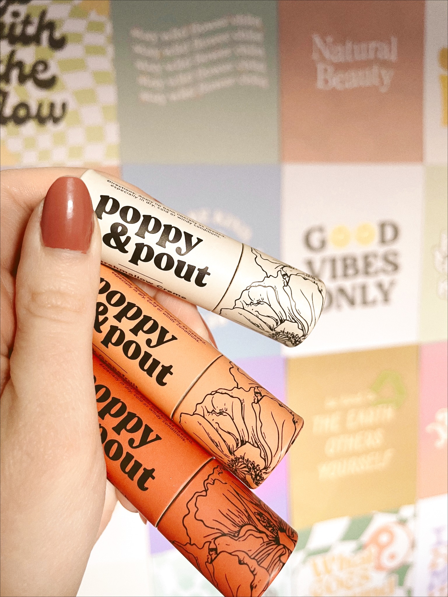 Poppy & Pout Facebook ad