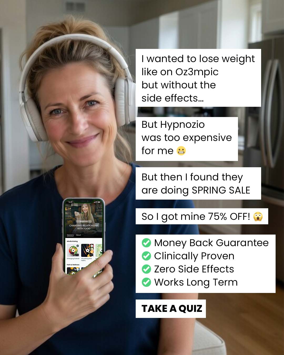 Hypnozio: power of hypnotherapy Facebook ad