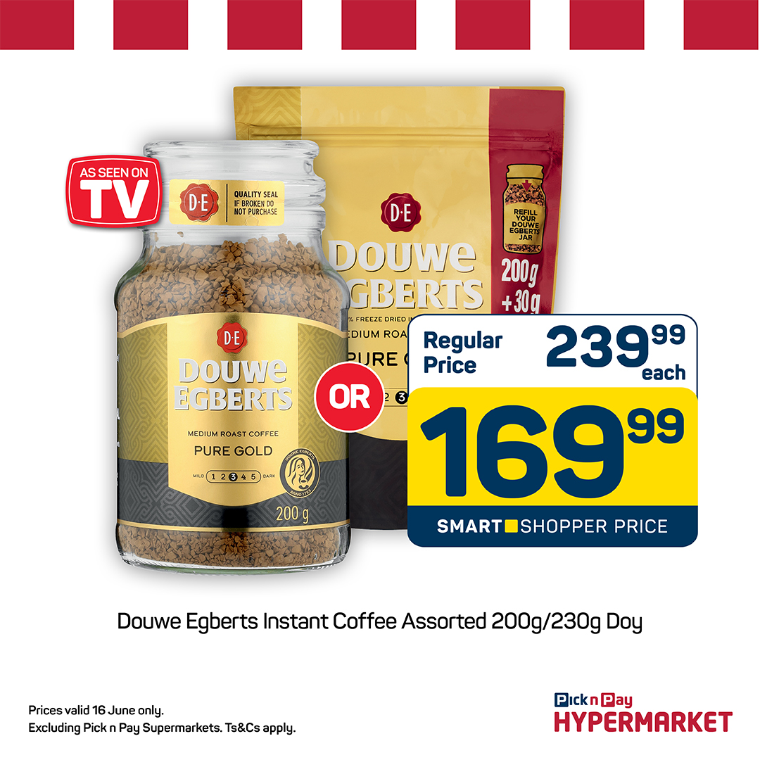 Pick n Pay Facebook ad: The GIGANTIC Hyper Sale is back for one…