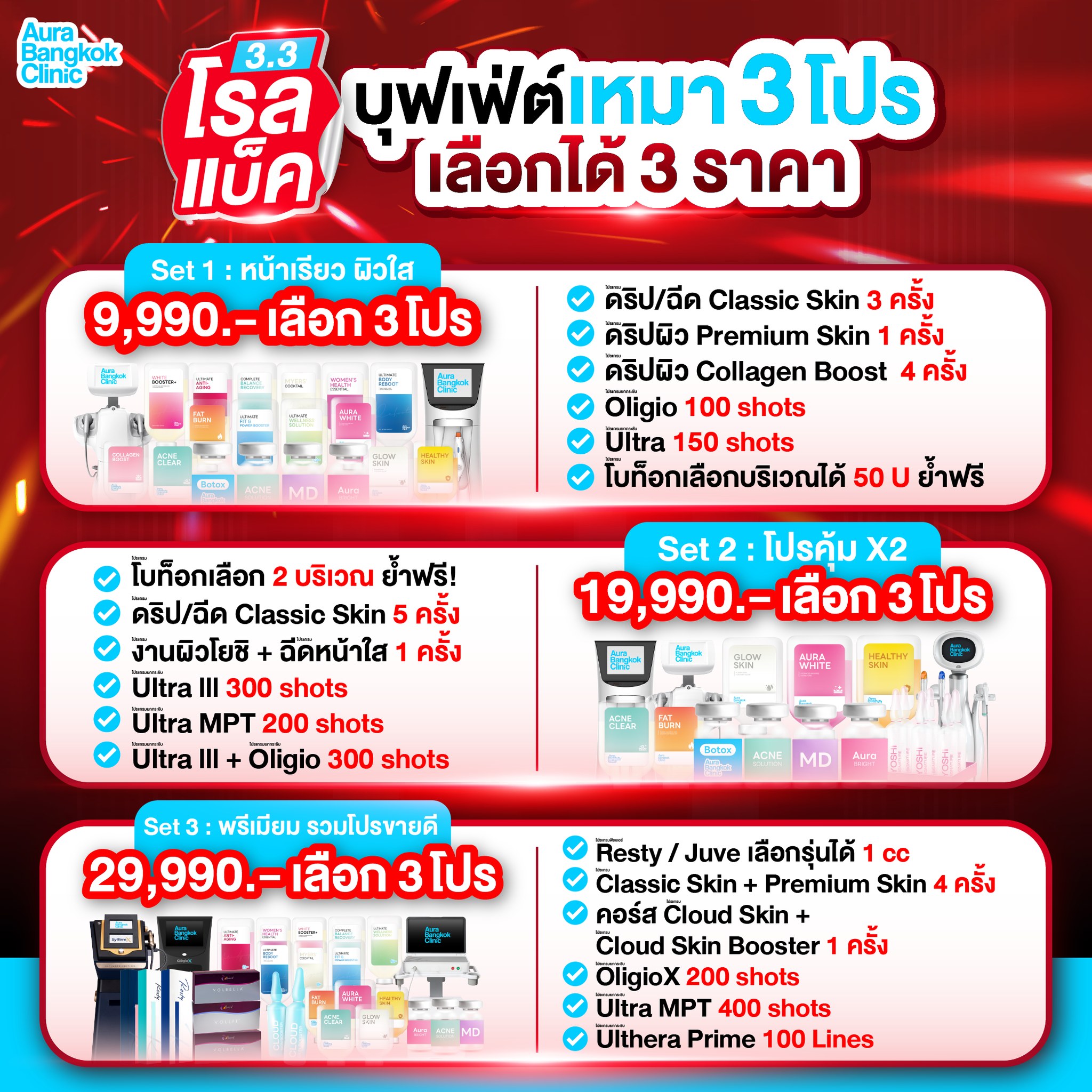 Aura Bangkok Clinic Facebook ad