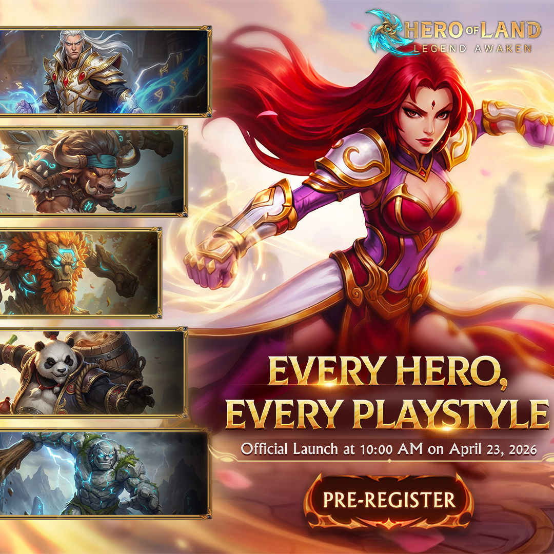 Hero of Land : All Stars Facebook ad