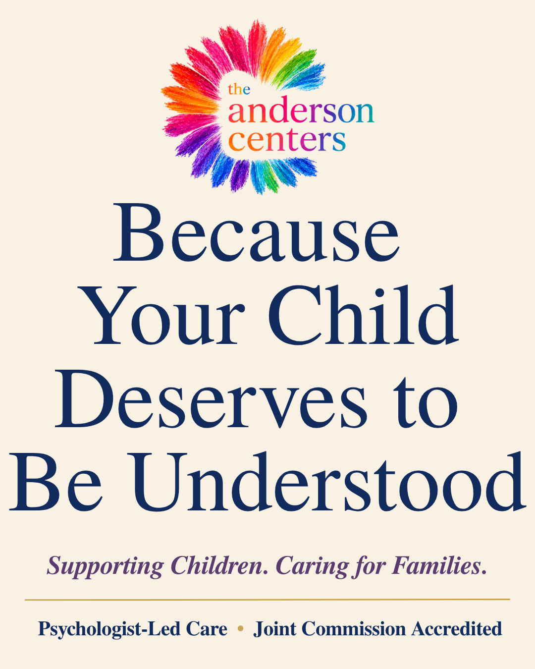 The Anderson Centers Facebook ad