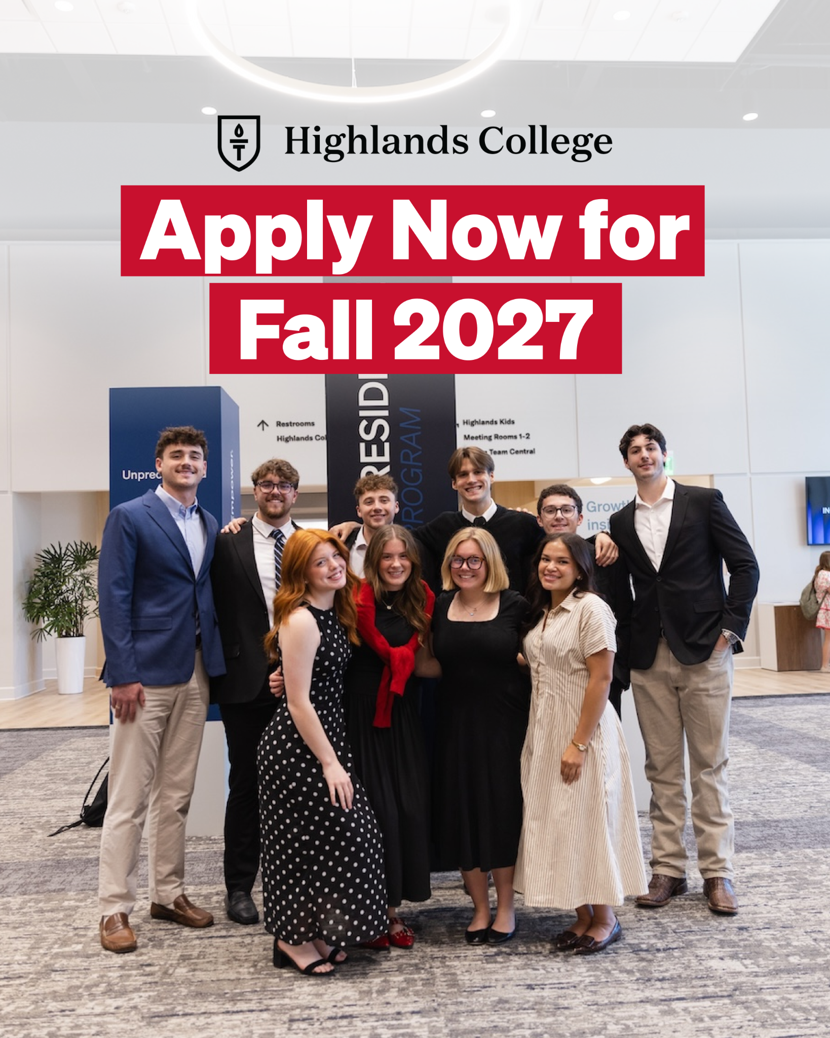 Highlands College Facebook ad from Sep 1, 2026