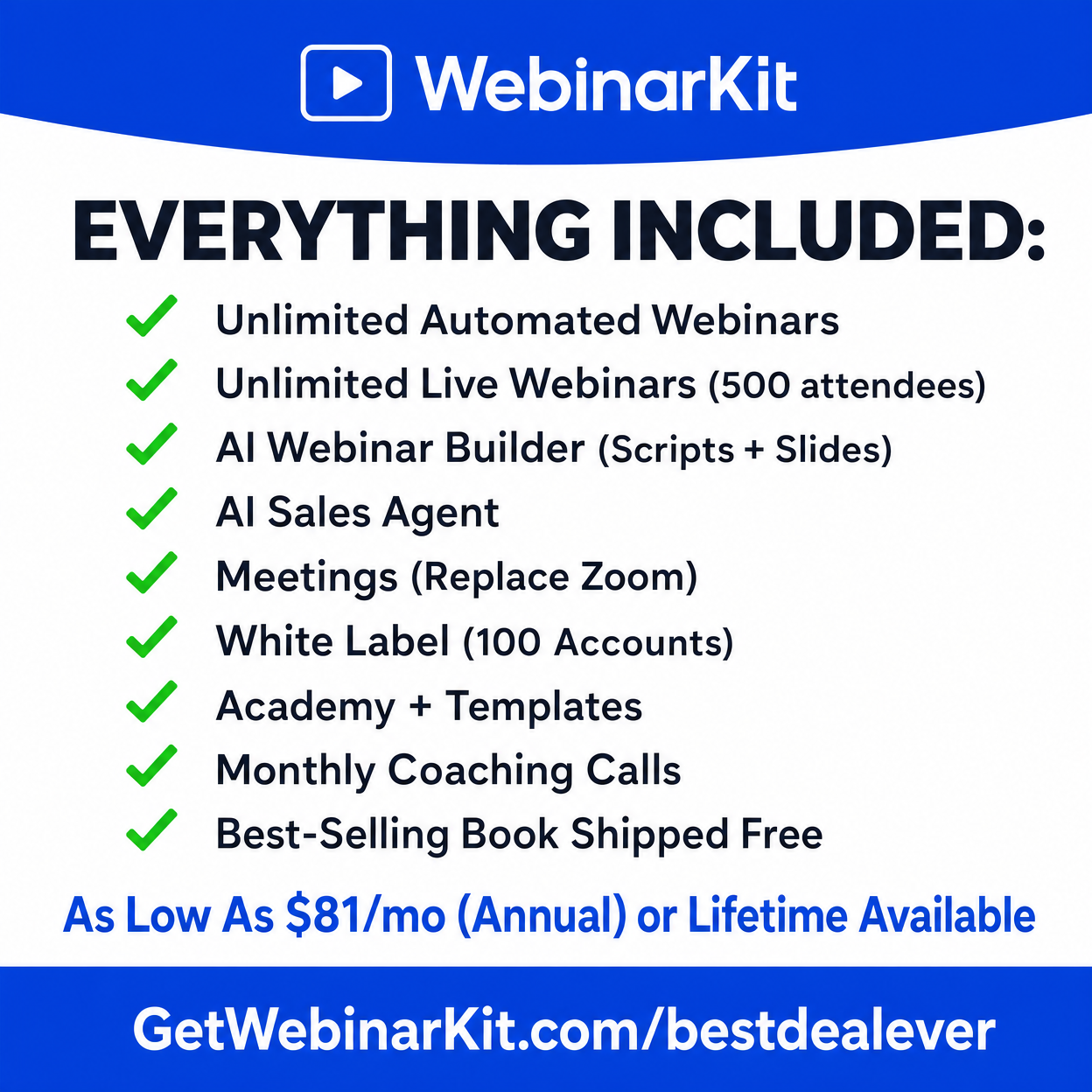 WebinarKit Facebook ad